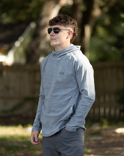Aftco Men's Coastal Layer Pullover Hooded Jacket