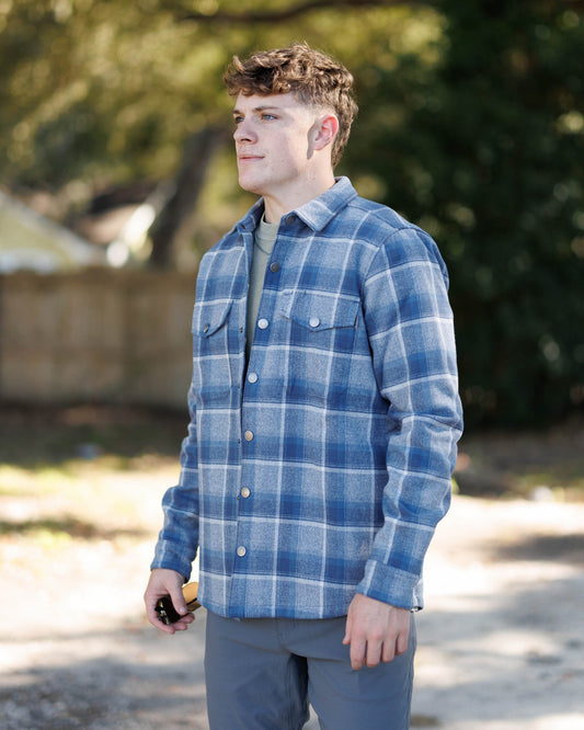 Aftco Men's Stout Button Shacket