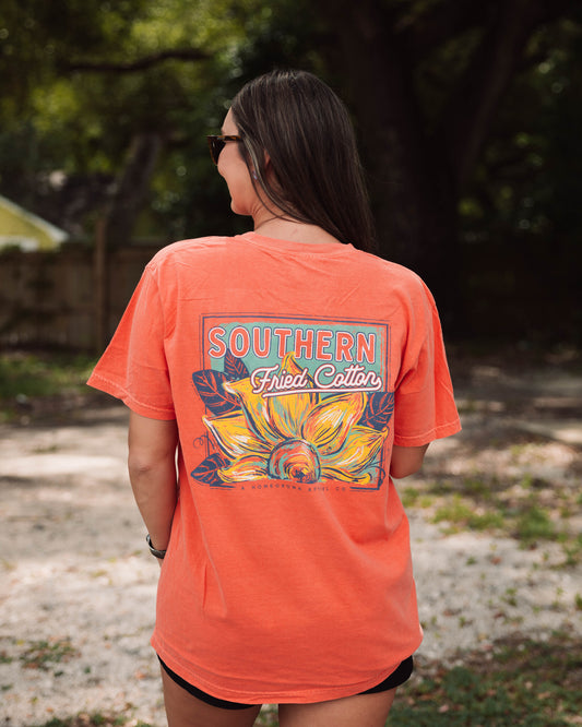 Southern Fried Cotton Women's Sunflower Fields Forever S/S TEE Shirt