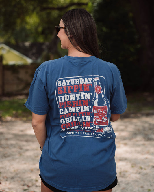 Southern Fried Cotton Brewed in the South S/S TEE Shirt