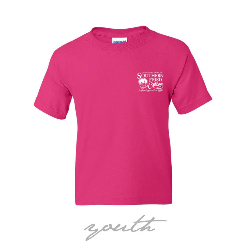 Southern Fried Cotton Youth Girls Tied & True S/S TEE Shirt