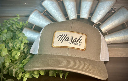 Marsh Wear Apparel Script Trucker Snapback Hat