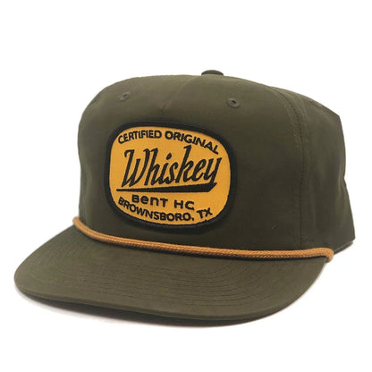 Whiskey Bent Hat Co. The Sarge Rope Snapback Hat