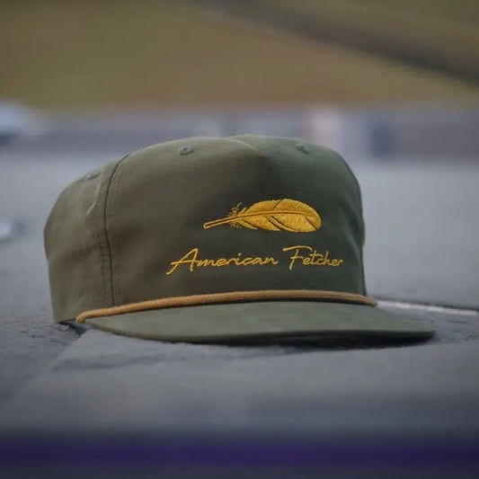 American Fetcher Feather Rope Snapback Hat