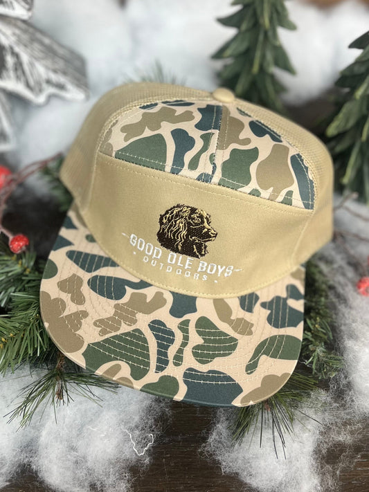 Good OLE Boy Outdoors Boykin Embroidered 7 Panel Snapback Hat