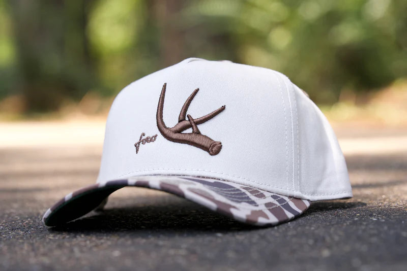 Freak Outdoors Telluride Antler Puff Embroidered Snapback Hat