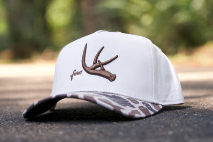 Freak Outdoors Telluride Antler Puff Embroidered Snapback Hat
