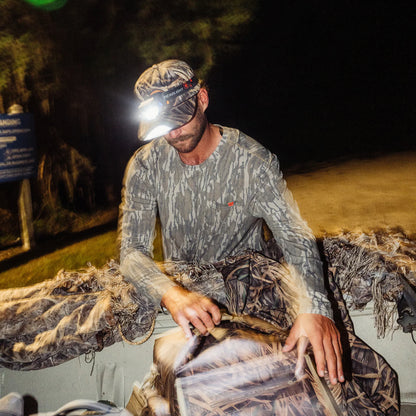 Marsh Wear Apparel Buxton Men's Mossy Oak L/S Performance Shirt
