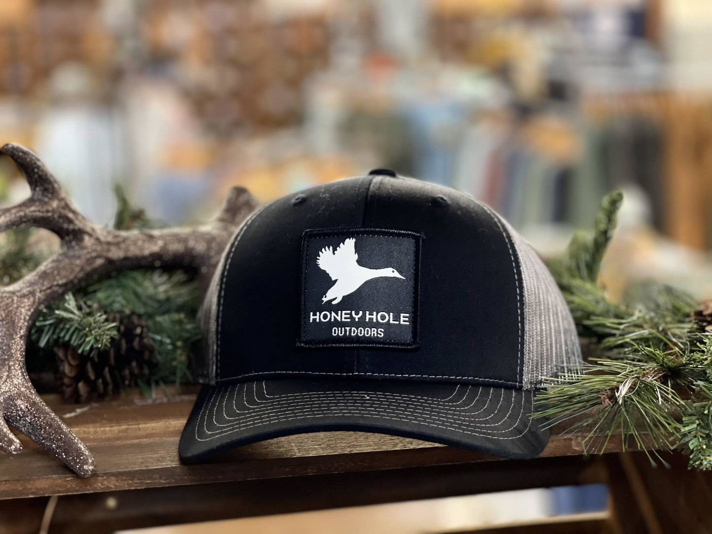 Honey Hole Outdoors Big Duck Patch Snapback Hat