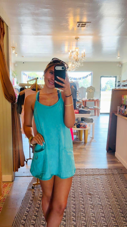Salty Sea Dress/Romper