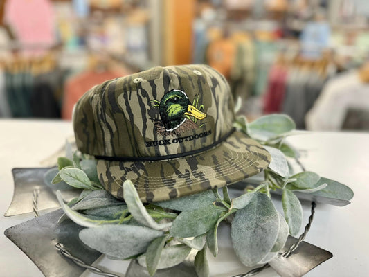 Huck Outdoors Drake Mallard Rope Snapback Hat
