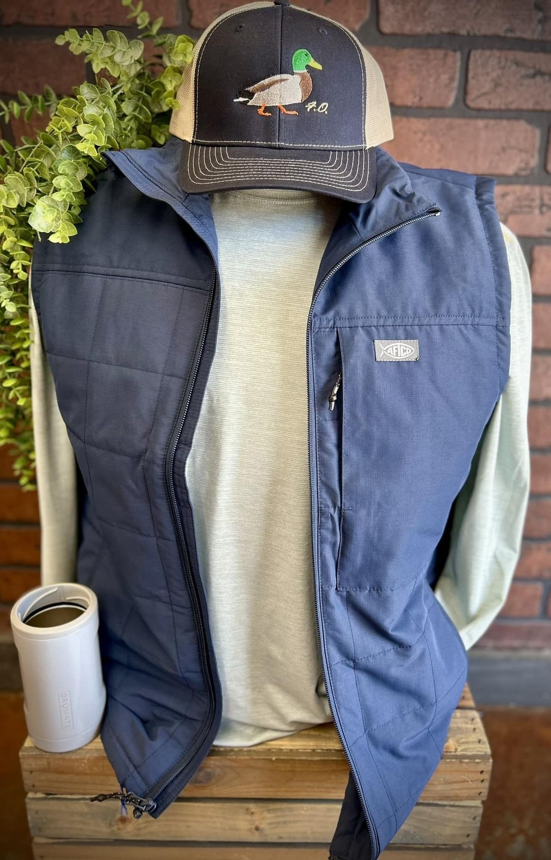 Aftco Men's Crosswind Puff Vest