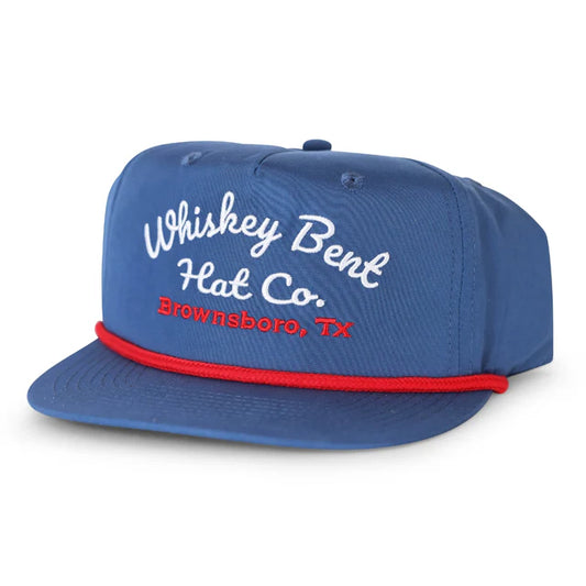 Whiskey Bent Hat Co. Men's The Frio Rope Snapback Hat