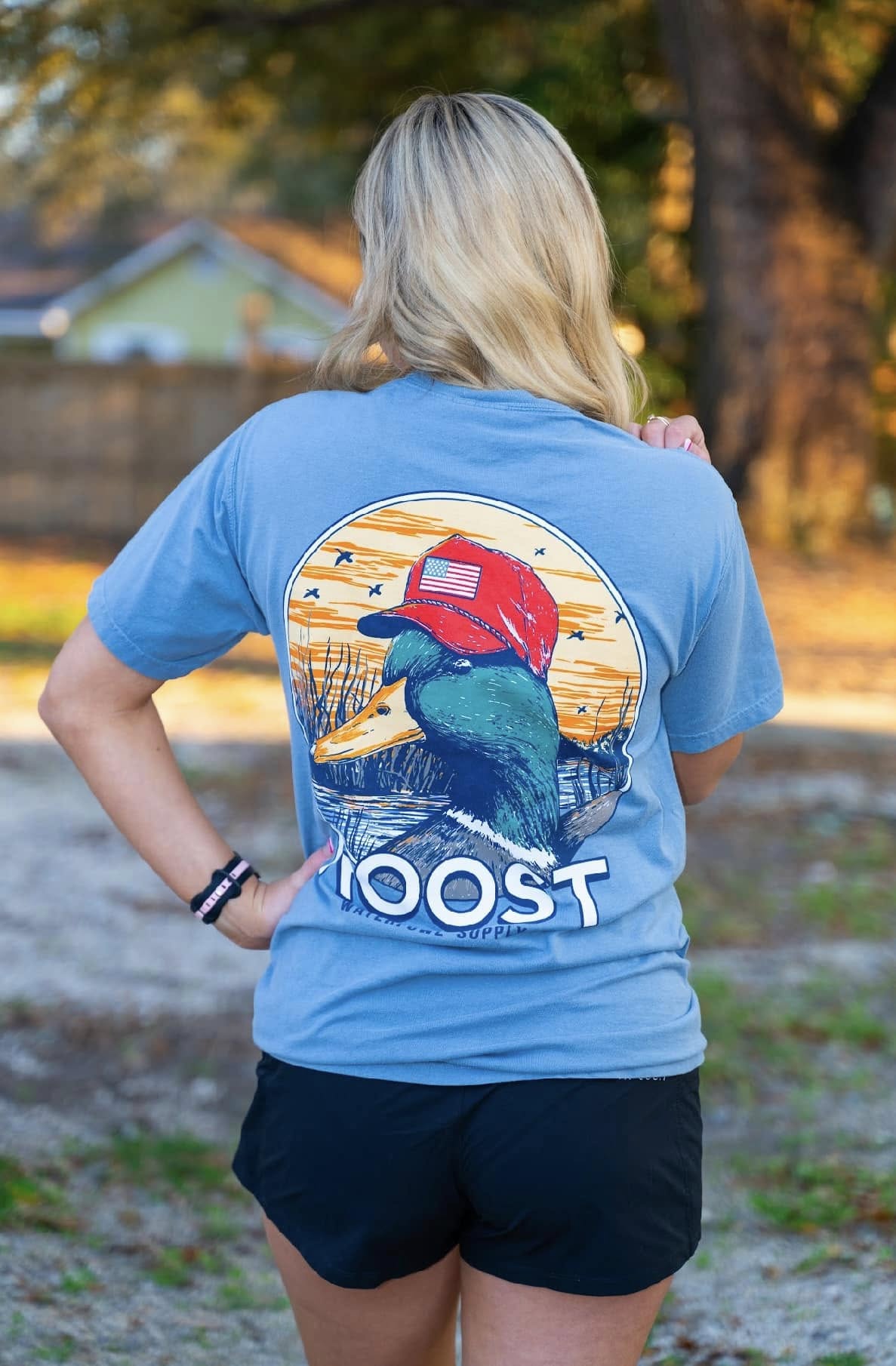 Roost Waterfowl Roost Duck w Hat S/S TEE Shirt