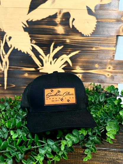 Southern Culture Deer Tracks Leather Patch Snapback Hat