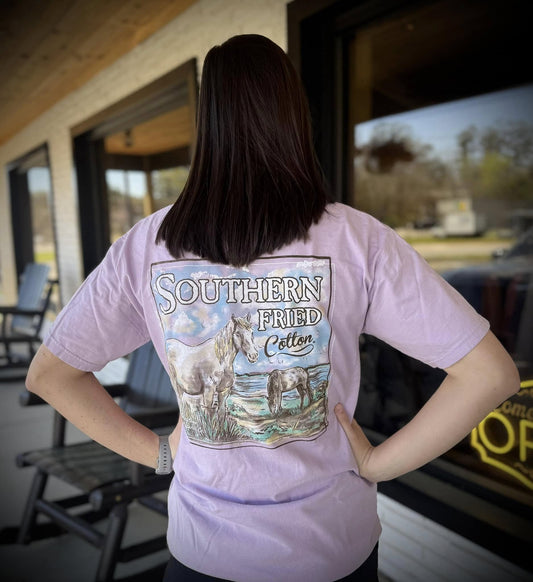 Southern Fried Cotton Women's Free to Roam S/S TEE Shirt