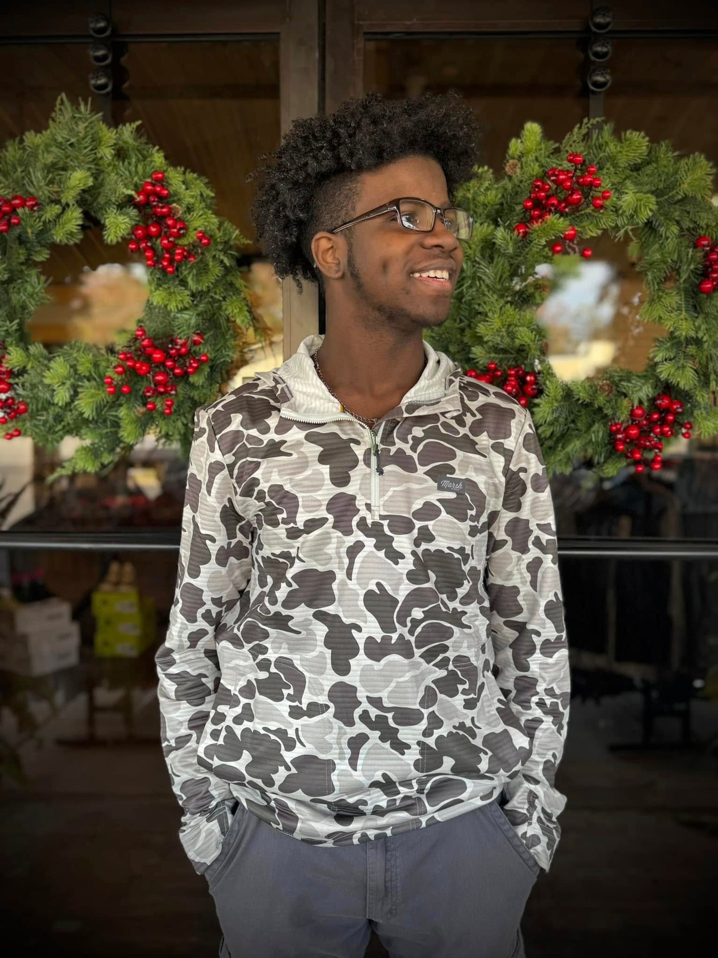 Marsh Wear Men's Sullivan Hagood Pullover Hooded Jacket