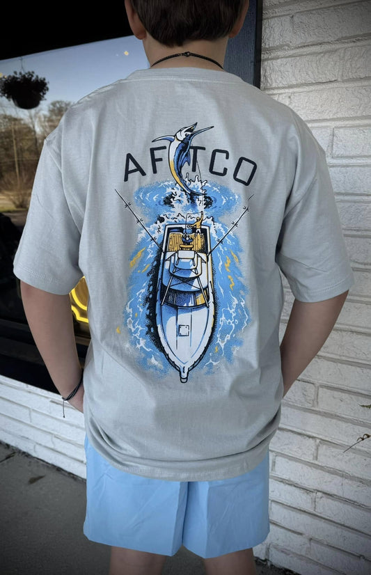 Aftco Youth Top View S/S TEE Shirt