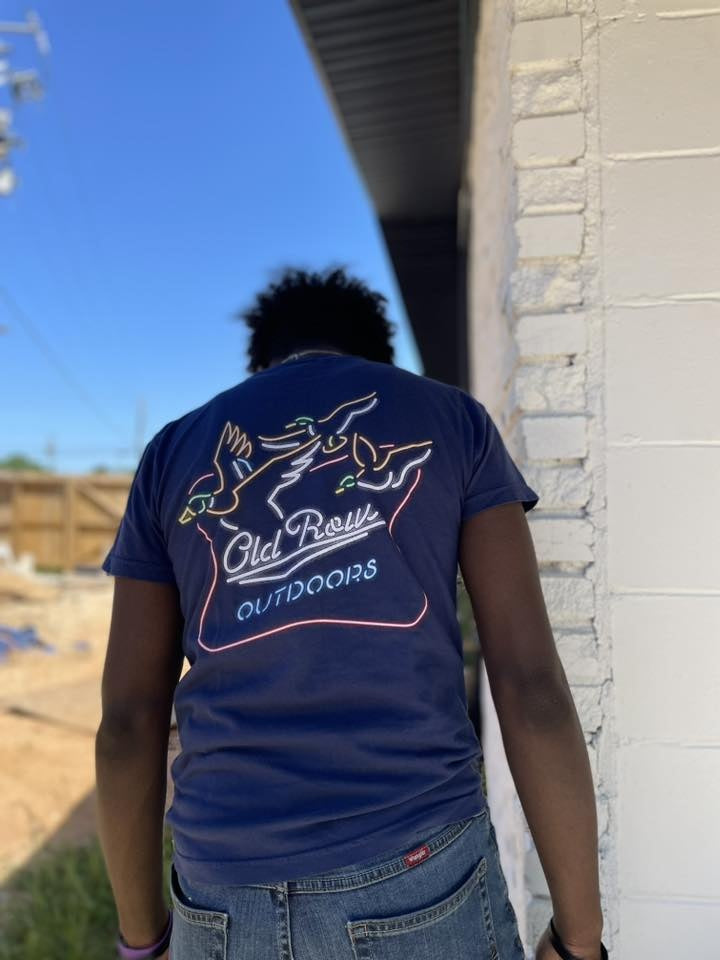 Old Row Outdoors Neon Duck Pocket S/S TEE Shirt