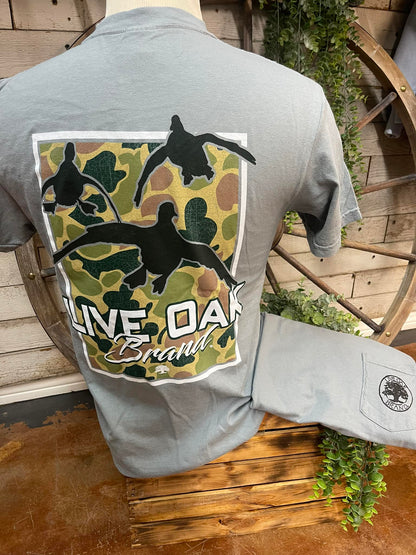 Live Oak Brand Camo Ducks S/S TEE Shirt