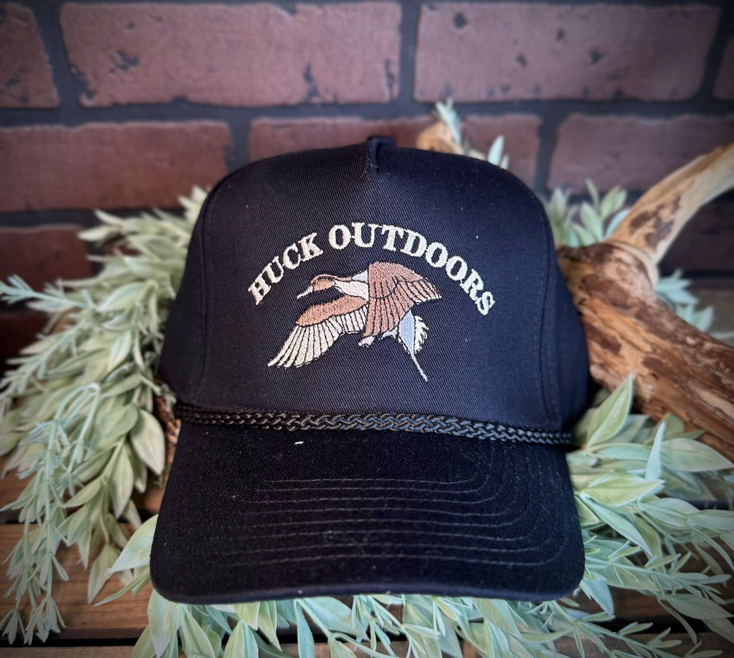 Huck Outdoors Pintail Classic Rope Snapback Hat