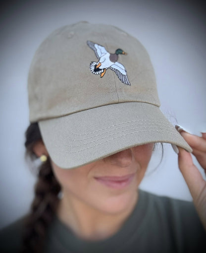 Huck Outdoors Flying Mallard Unstructured Ball Cap