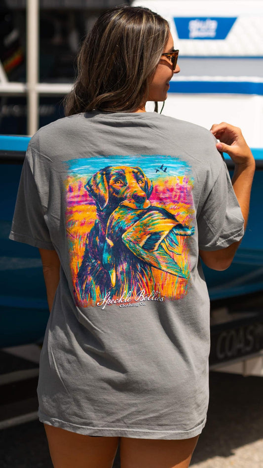 Speckle Bellies Dog Duck S/S TEE Shirt