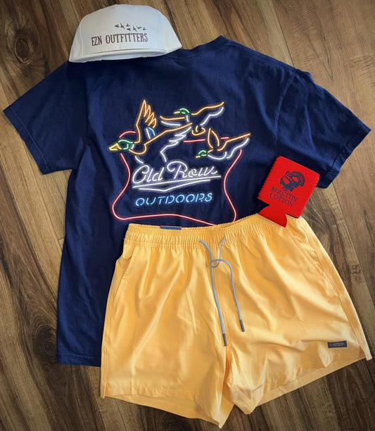 Old Row Outdoors Neon Duck Pocket S/S TEE Shirt