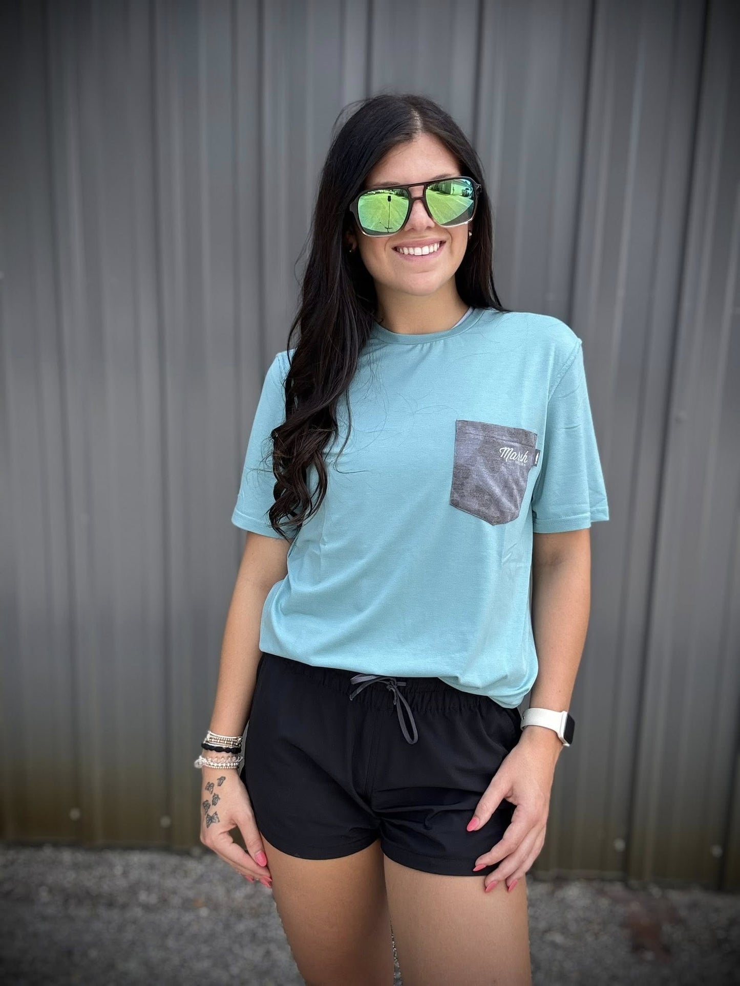 Marsh Wear Mallard Camo Pocket Pamlico S/S Shirt