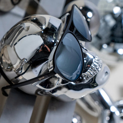 Goodr Add the Chrome Package Shades-Black and Silver