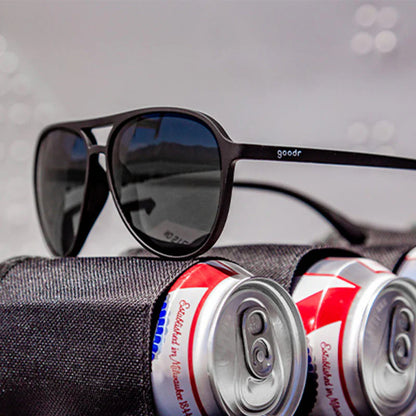 Goodr Operation Blackout Shades - Blackout Aviators