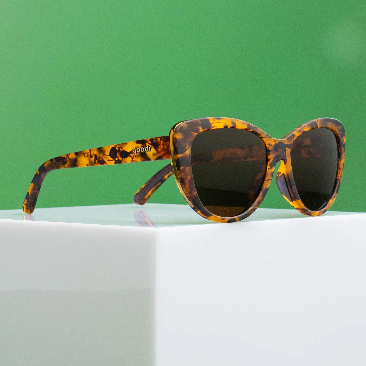 Goodr The Catwalk's Meow Shades - Brown Tortoise Shell