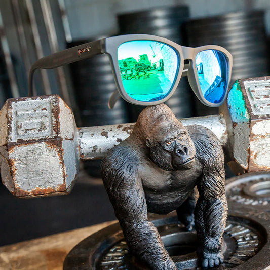 Goodr Silverback Squat Mobility Shades - Gray & Silver
