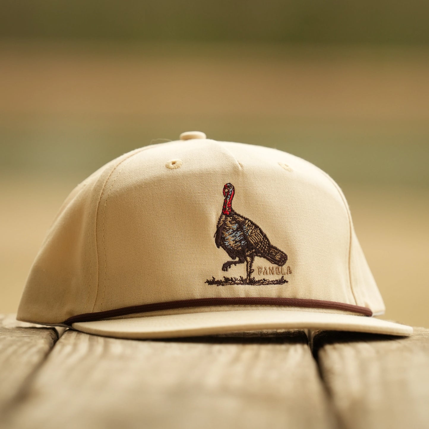 Panola Brand Walking Gobbler Embroidered Rope Snapback Hat
