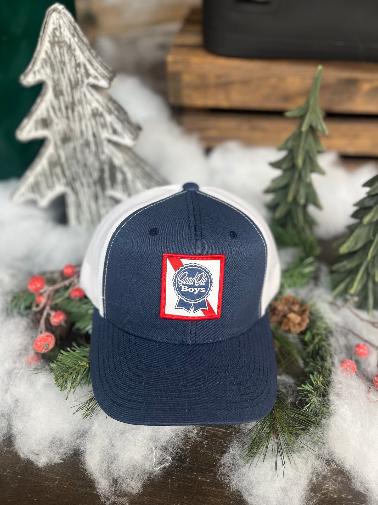 Good Ole Boys PBR Patch Snapback Hat