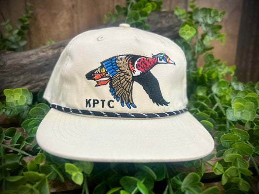 Knotted Pine Trading Co. Flying Wood Duck Rope Snapback Hat