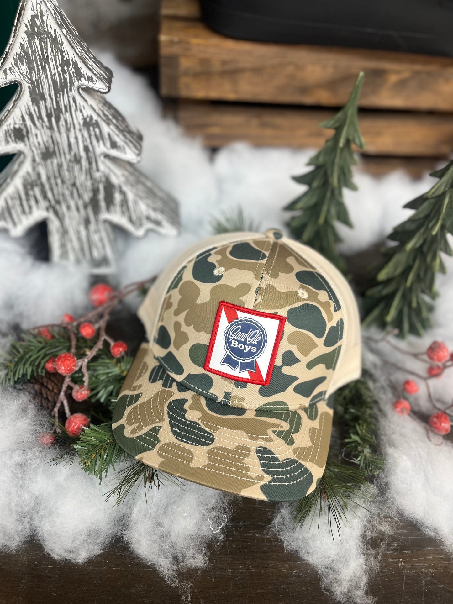 Good Ole Boys PBR Patch Snapback Hat