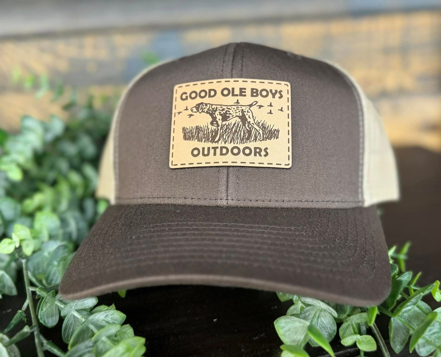 Good Ole Boys GS Pointer Leather Patch Snapback Hat