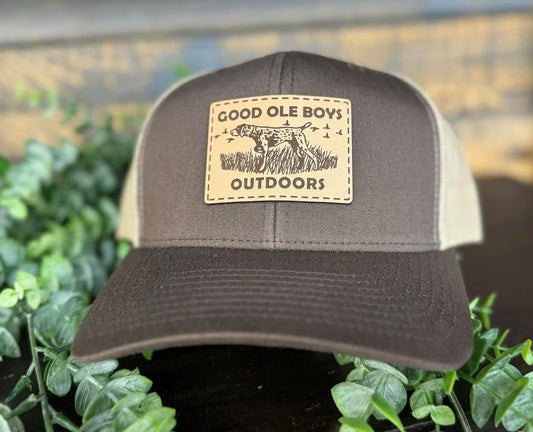 Good Ole Boys GS Pointer Leather Patch Snapback Hat