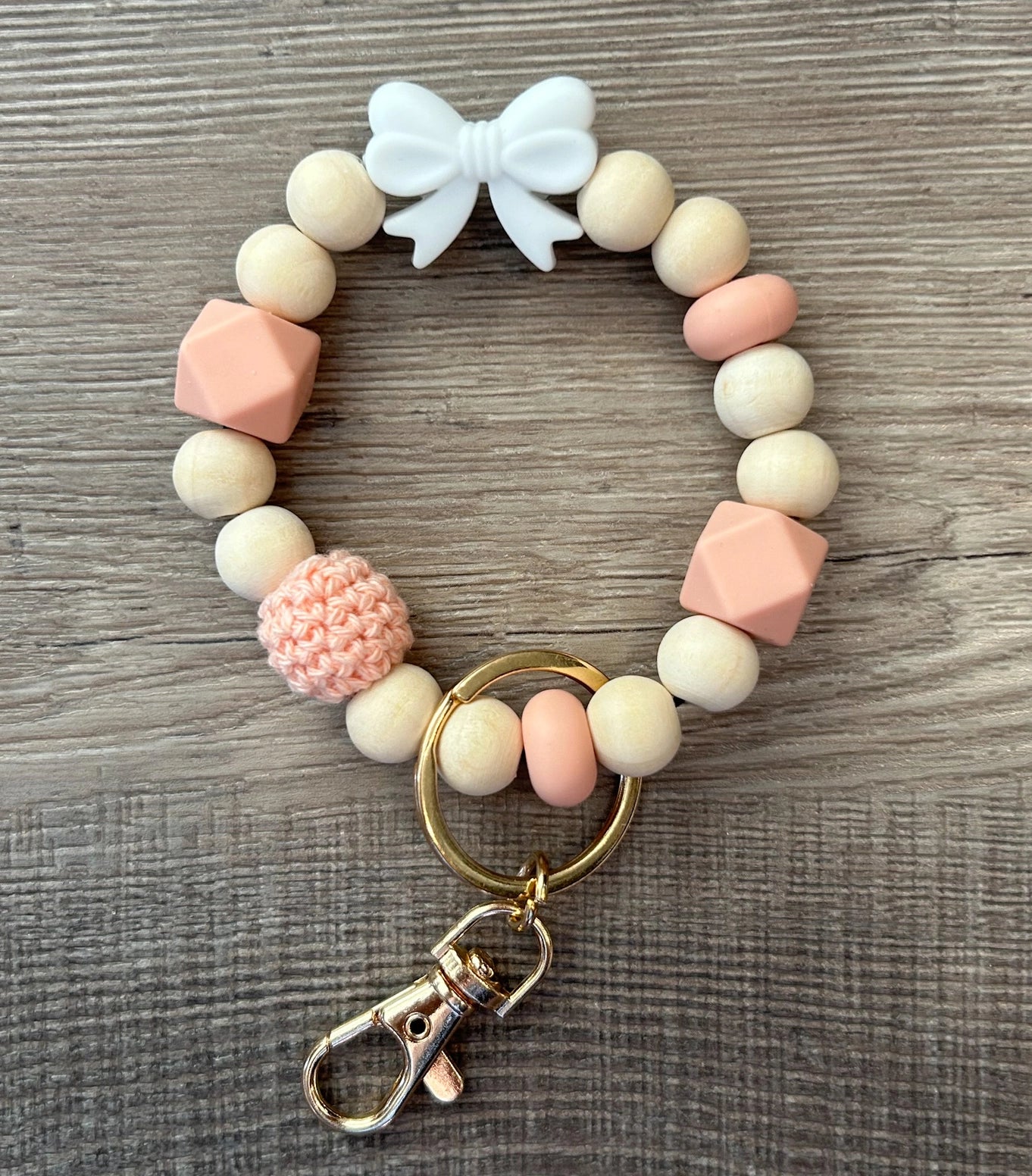 Jillian Ink Bow Wristlet Keychain