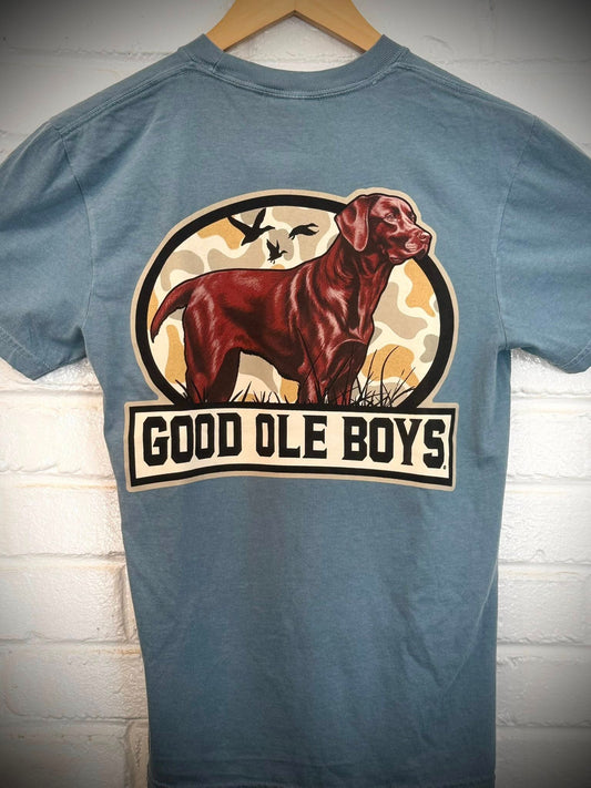 Good Ole Boy Chocolate Lab Camo S/S TEE Shirt
