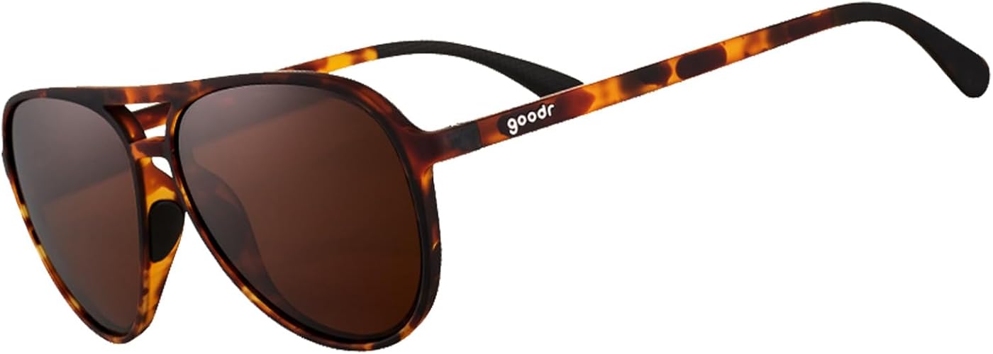 Goodr Amelia Earhart Ghosted Me Shades-Brown Tortoise