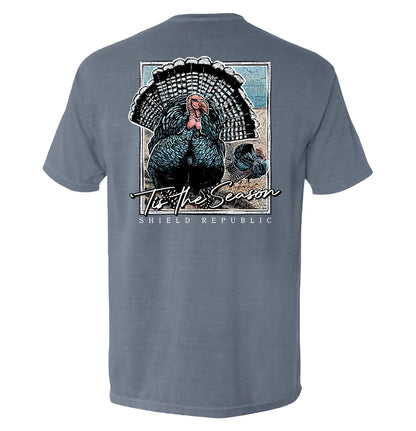 Shield Republic Tis the Season Turkey S/S Pocket TEE Shirt