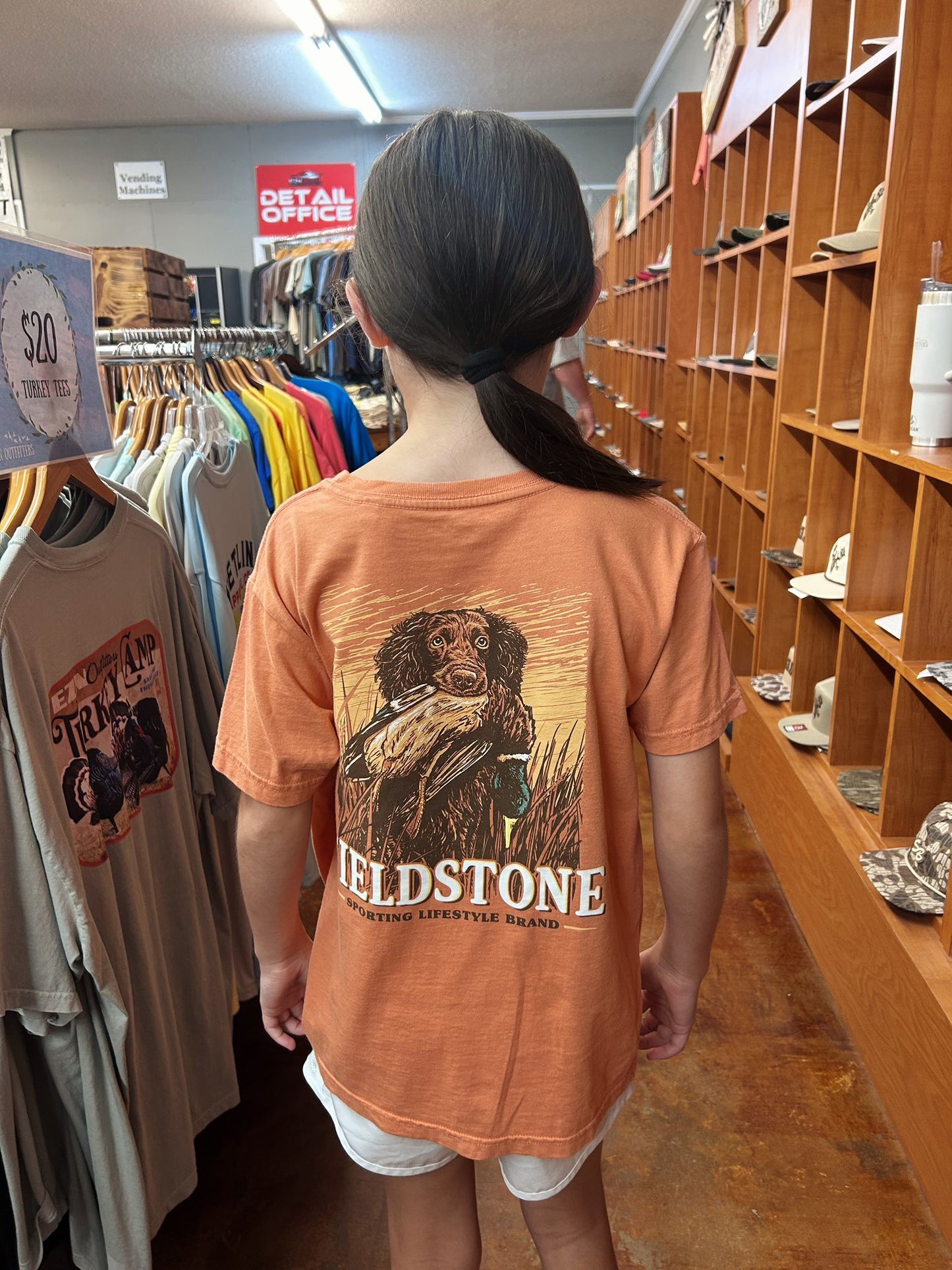 Fieldstone Outdoors Youth Fetch Em' Up S/S TEE Shirt