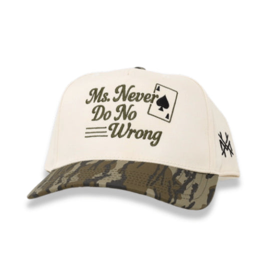 Mad Hatter Women's Ms. Never Do No Wrong Trucker Hat