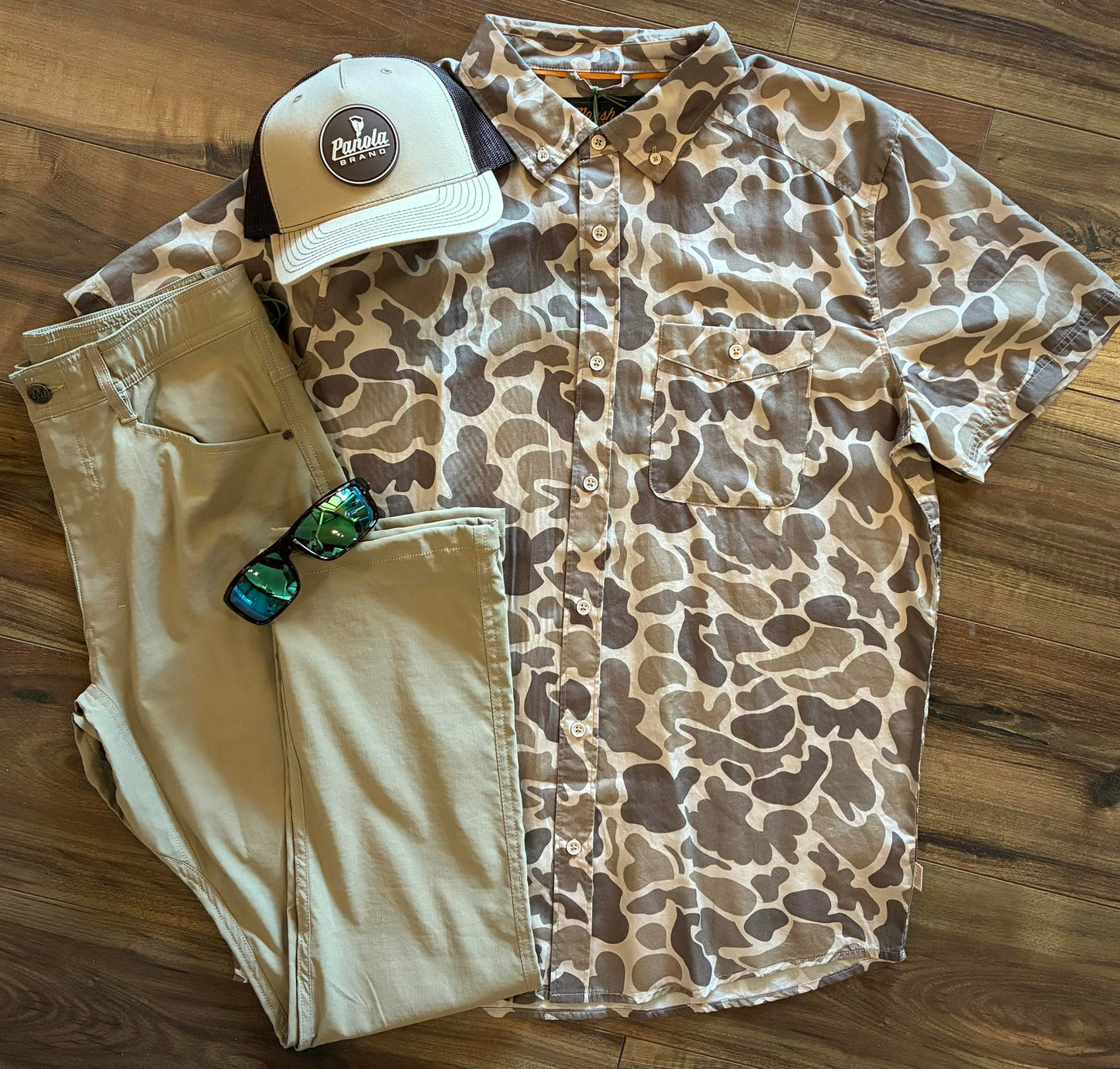 Marsh Wear Apparel Men's Hagood Woven S/S Button Down Shirt