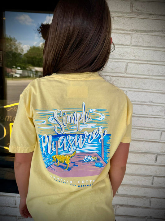 Struttin' Cotton Youth Girls Simple Pleasure S/S TEE Shirt
