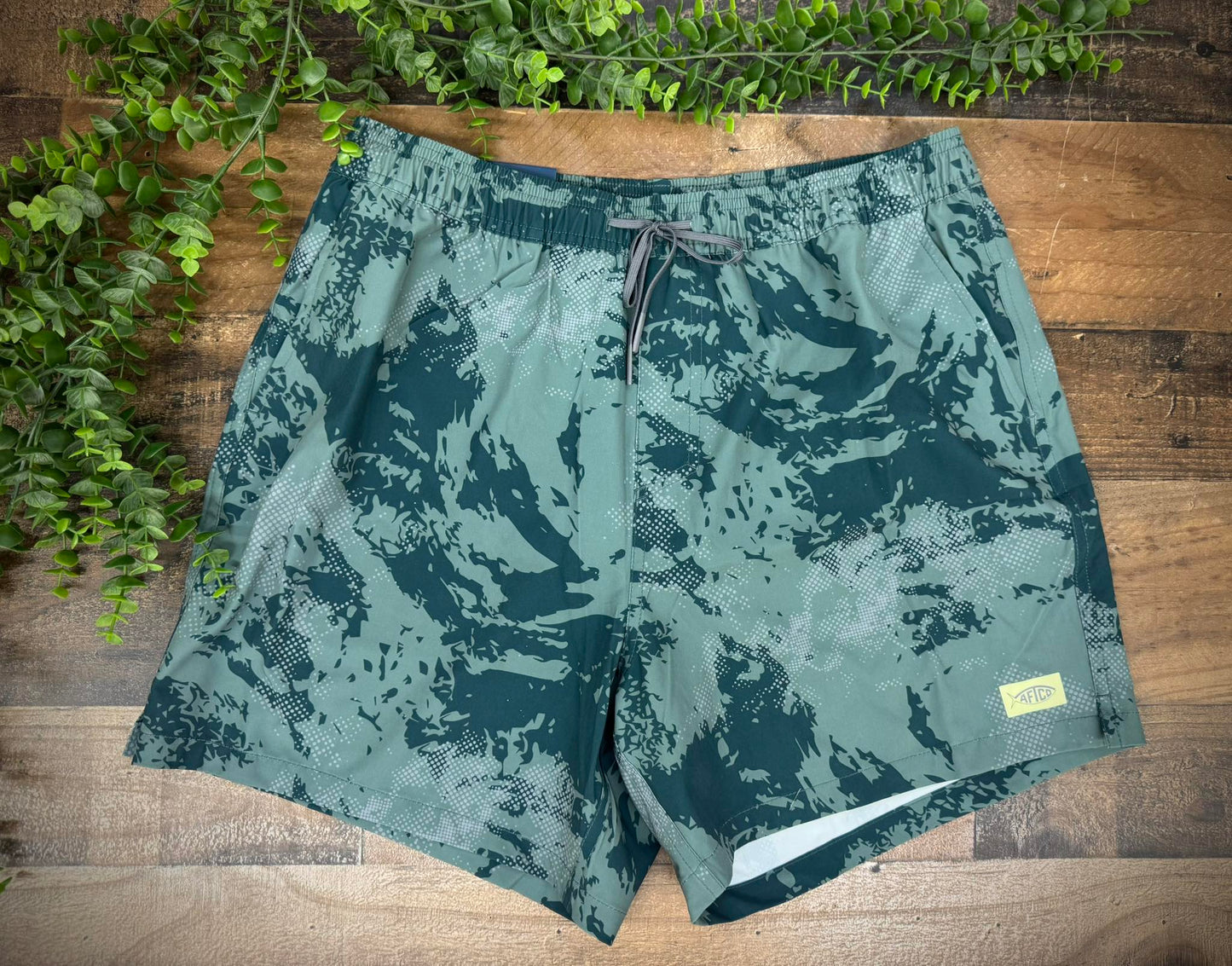 Aftco Men's Strike Short Printed Swim Trunk