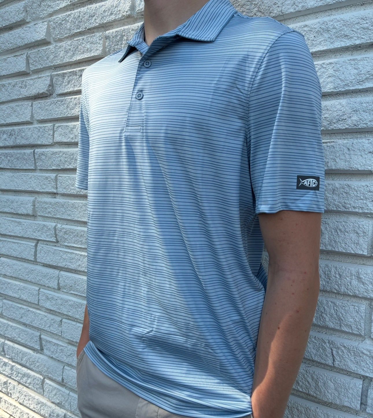 Aftco Men's Link Polo Shirt