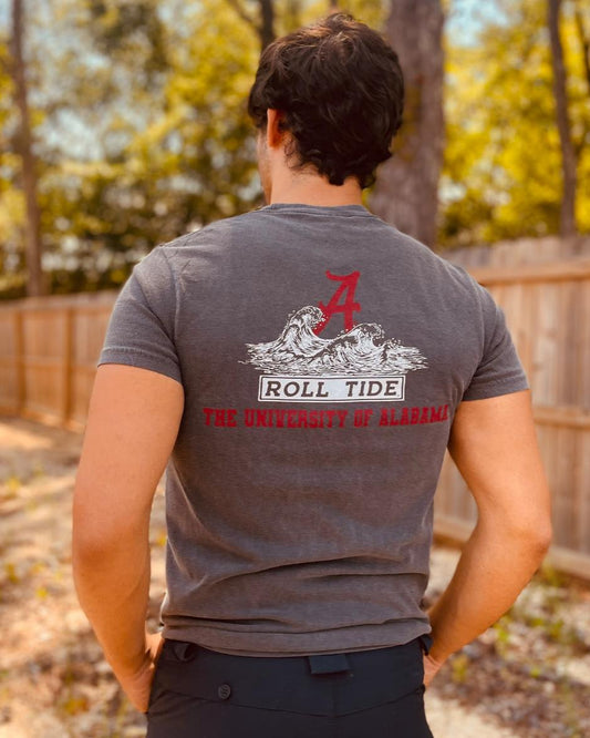 Speckle Bellies Roll Tide Waves S/S TEE Shirt